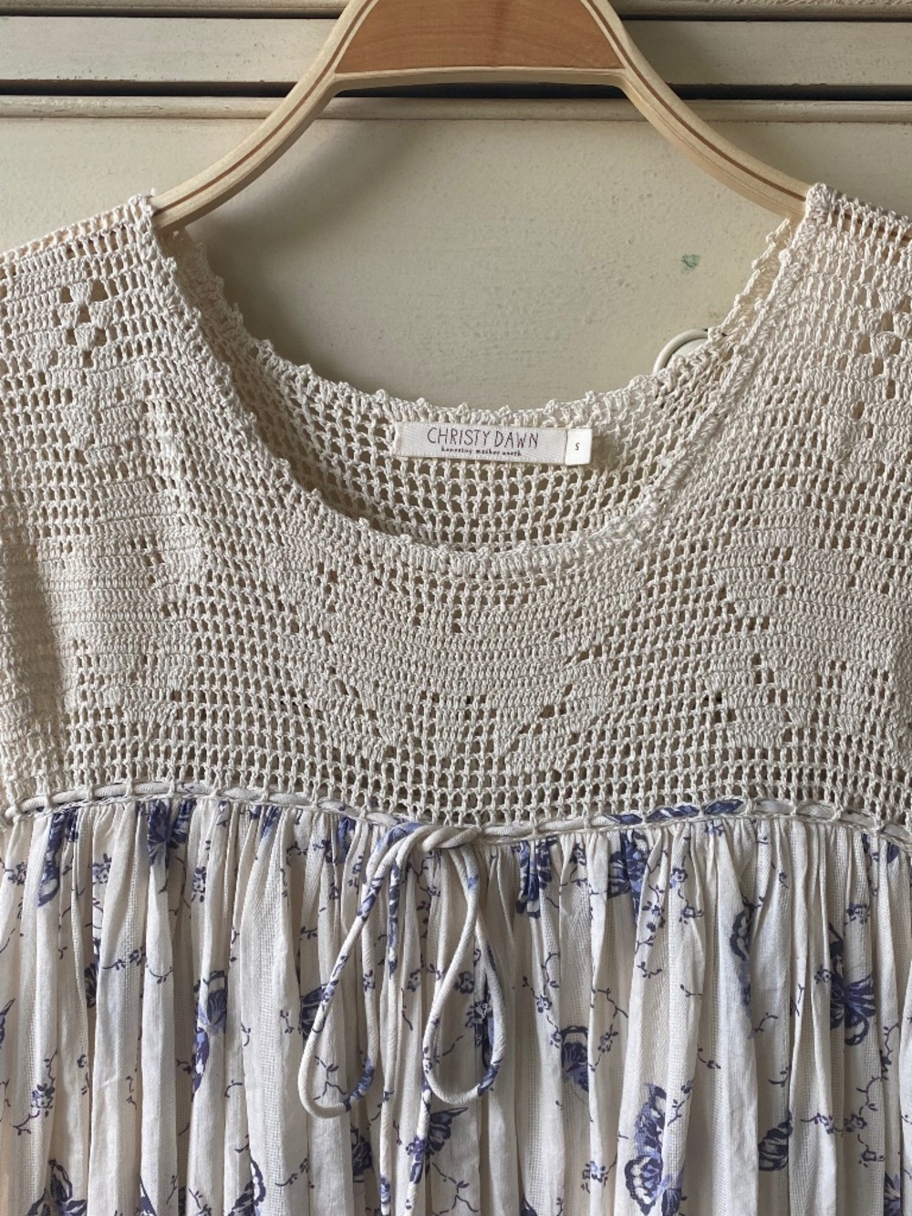Marisol Dress Gossamer Butterfly (S) Christy Dawn - Picture 3 of 10